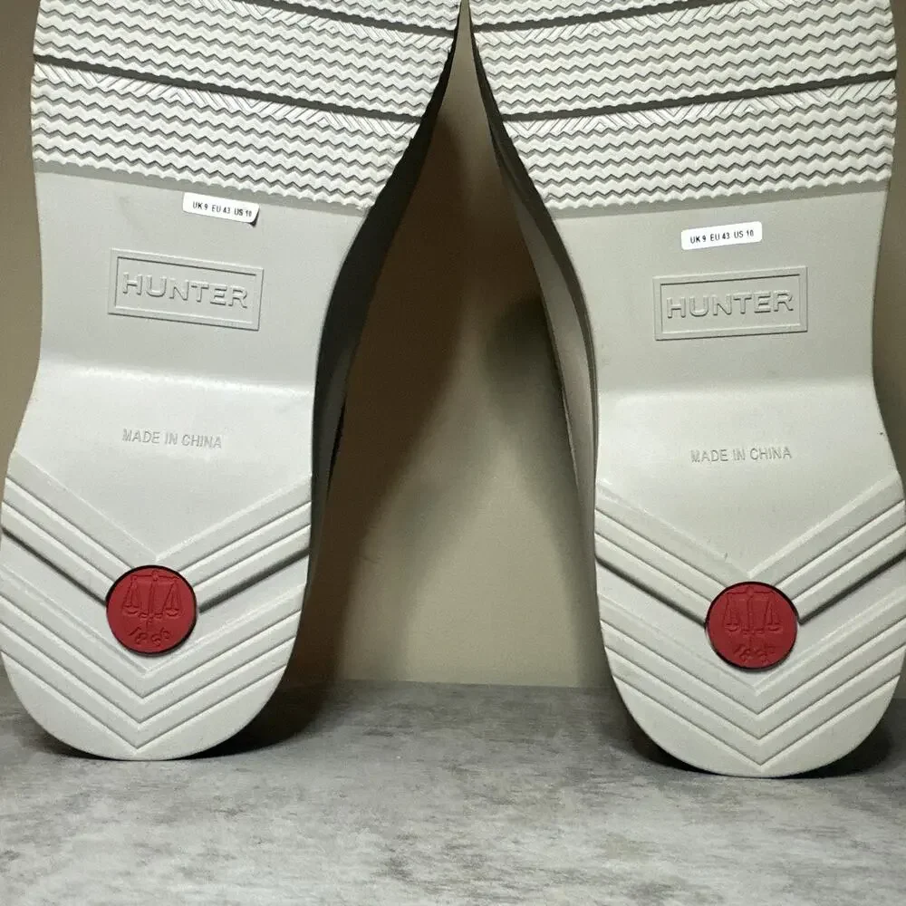 Hunter Mens Original Play Clog Mules Slip On Shoes, Color: Gray Size US 10/ UK 9